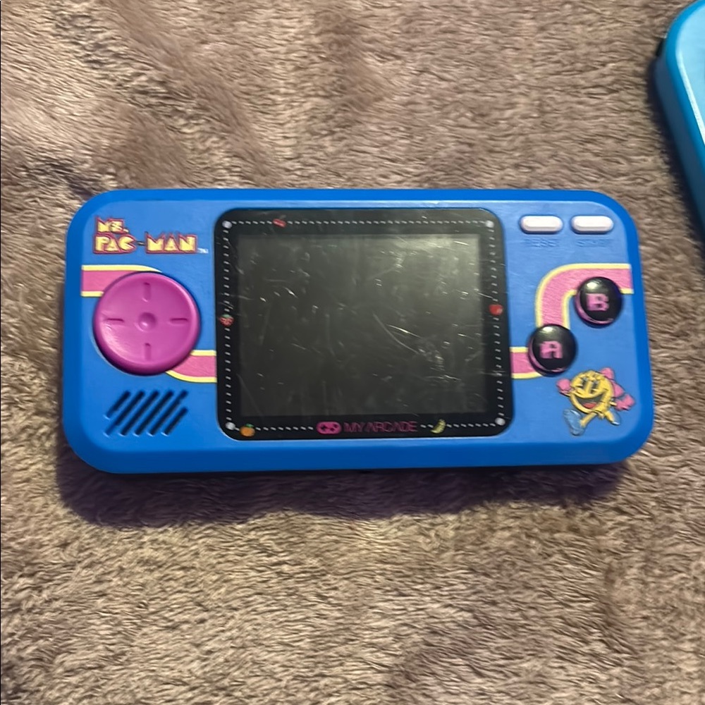 Arcade Retro Handheld Console Blue and Pink